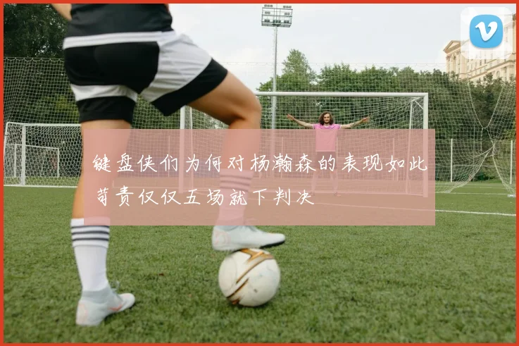 键盘侠们为何对杨瀚森的表现如此苛责仅仅五场就下判决